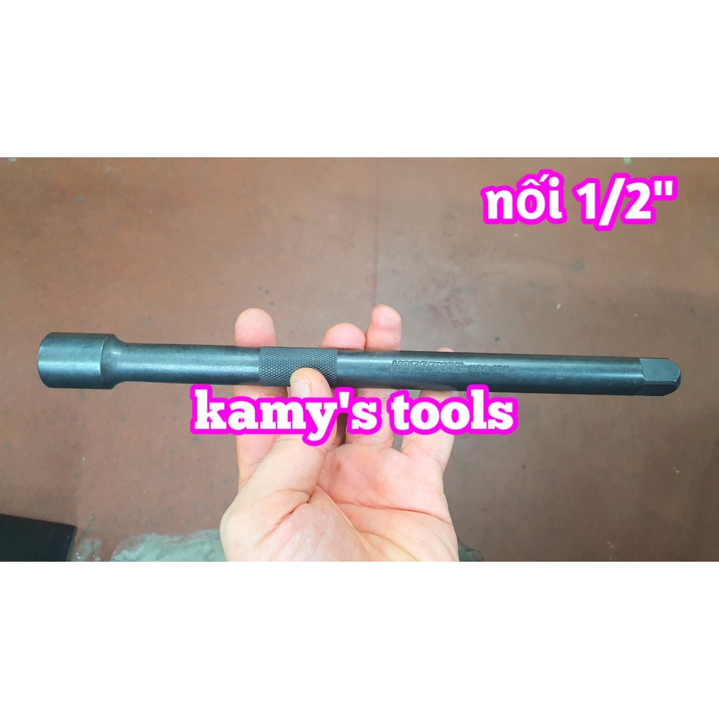 Cần Nối, Khúc Nối Tuýp 1/2 inch Hotssman 75mm 125mm 250mm xi đen, Cần Tuýp Nối 1/2