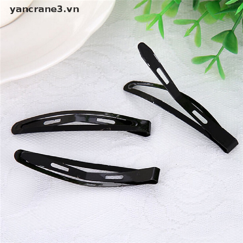Set 12 Kẹp Tóc Màu Đen Kiểu Dáng Đơn Giản DIY Cho Nữ {yancrane3.vn}