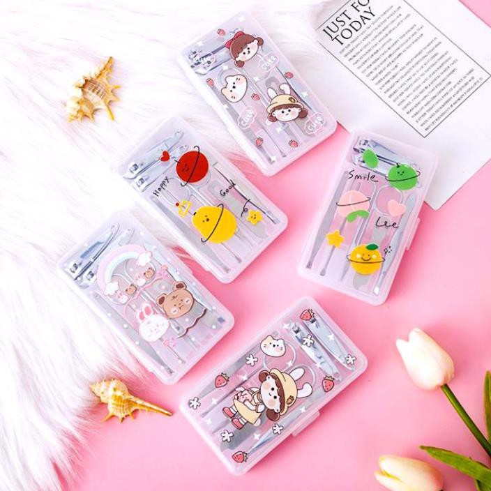 Bộ dụng cụ làm móng tay 7 món siêu xinh H126