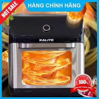 Nồi chiên không dầu Kalite KL 1200 Tặng Bộ Kẹp Xịt Cao Cấp - Hàng chính hãng Màn Hình LCD với 10 chức năng tiện lợi