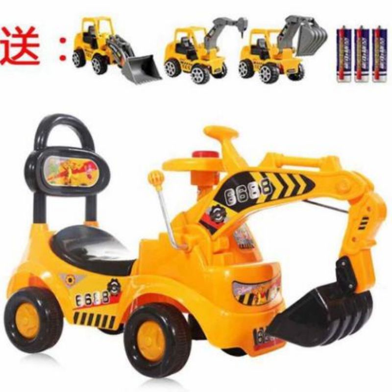 Xe cẩu chòi chân cho bé, giúp bé phát triển thể chất