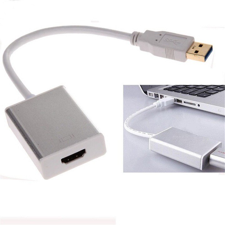 Cáp Chuyển Đổi Tín Hiệu USB 3.0 to HDMI - Hỗ Trợ Full HD