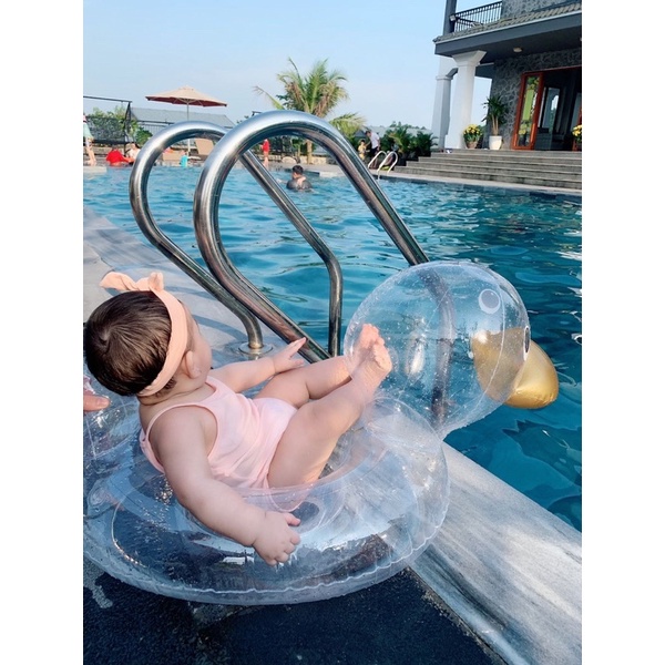 Phao Bơi Vịt Trong Suốt