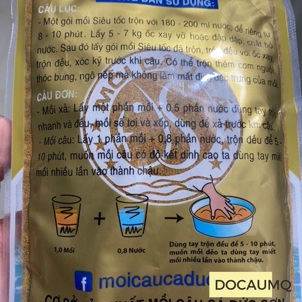 Mồi câu cá mồi Chép siêu tốc Đức Sơn câu cá chép trôi trắm rô phi cực nhạy cá giá rẻ chất lượng