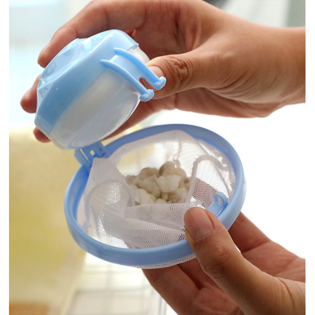 Phao Lọc Cặn Bẩn Máy Giặt,Túi Lọc Gom Rác Lồng Máy Giặt Thông Minh