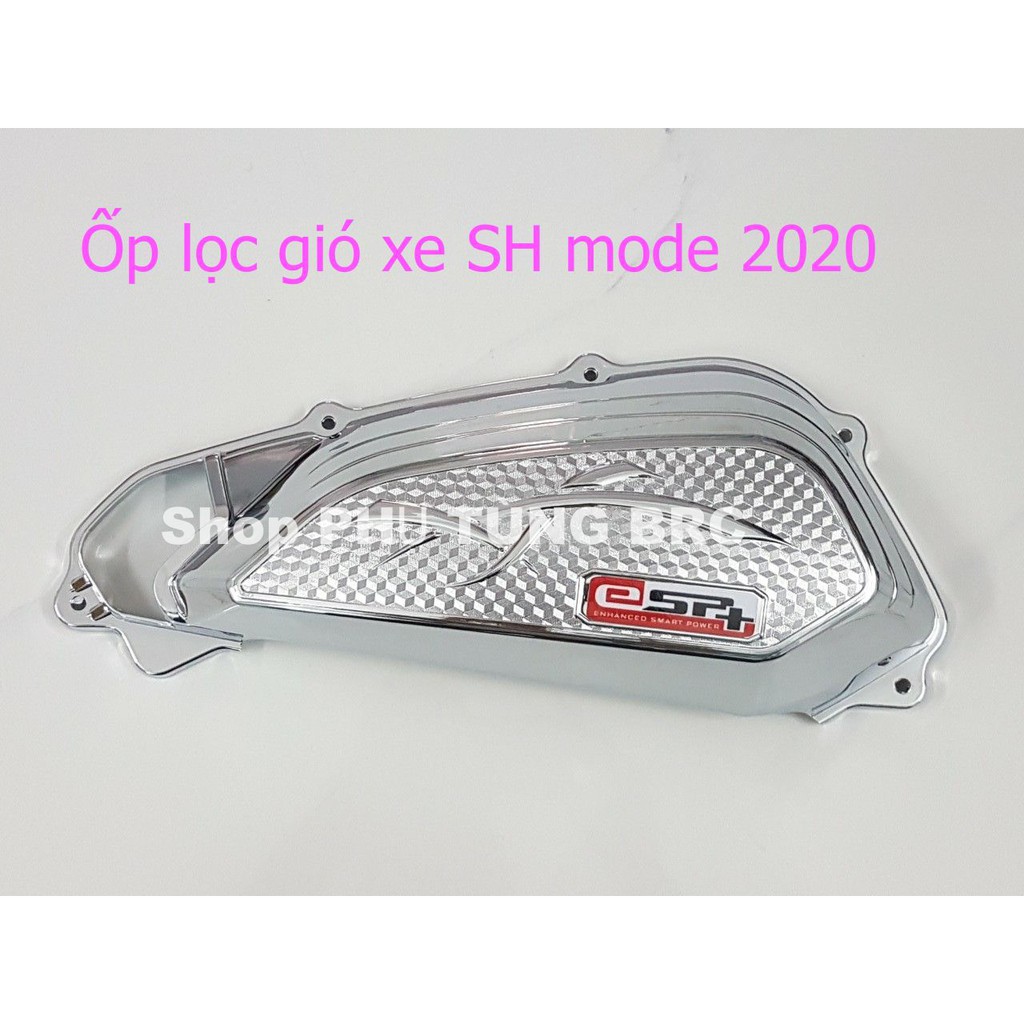 Ốp lọc gió ( pô e) mạ CROM xe SH mode 2020, 2021