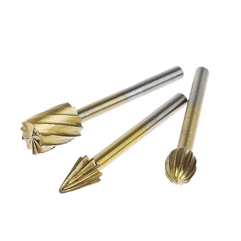 Set 10 Mũi Khoan Cắt Chạm Khắc Gỗ 3mm Chuyên Dụng