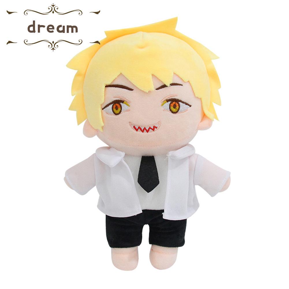 【DREAMLIFE】Chainsaw Man Plush Toys Doll Power Makima Denji Mitaka Asa Stuffed Cosplay Anime Cartoon Soft Toys Birthday Gifts 23cm