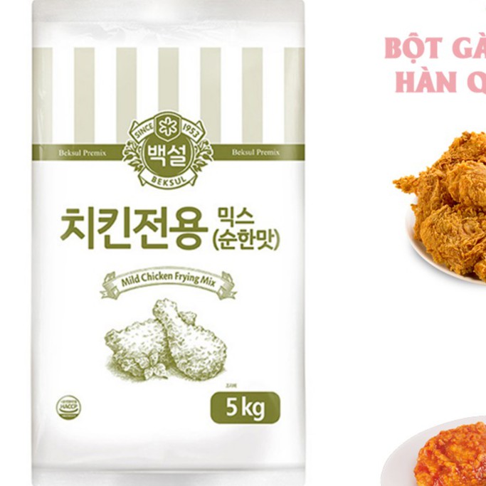 Bột chiên gà rán KFC Beksul gói 5kg