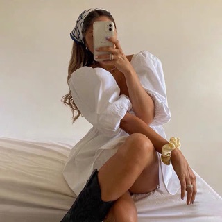 Đầm babydoll hở lưng SẪN