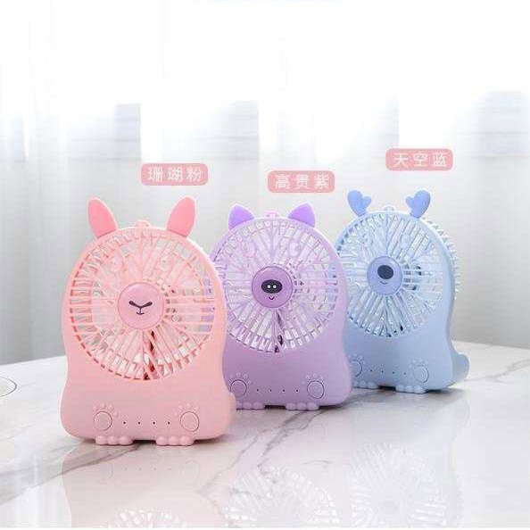 Quạt Cầm Tay Mini 4 Cánh Pin Sạc SS-2 N9 Có Đế Để Bàn | BigBuy360 - bigbuy360.vn