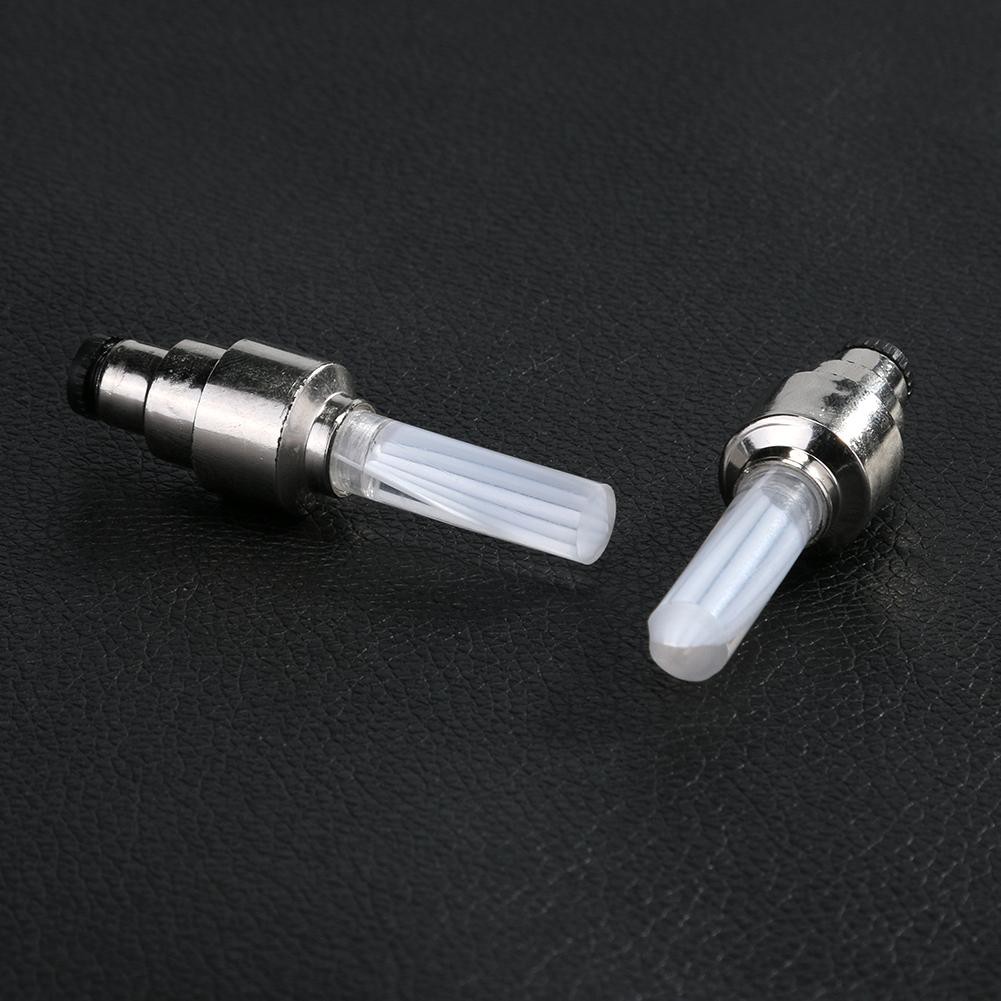 [walkaround] 2pcs Bike Car Motor Wheel Tyre Tire Valve Cap Rim Wheel Stem Cap Lights