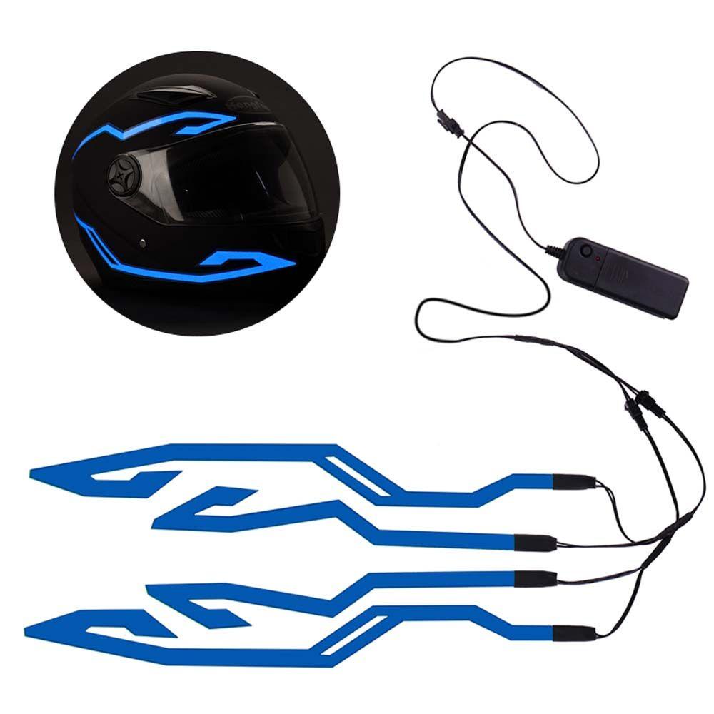 Dải Đèn Led Nhấp Nháy Gắn Mũ Bảo Hiểm Xe Máy Vào Ban Đêm