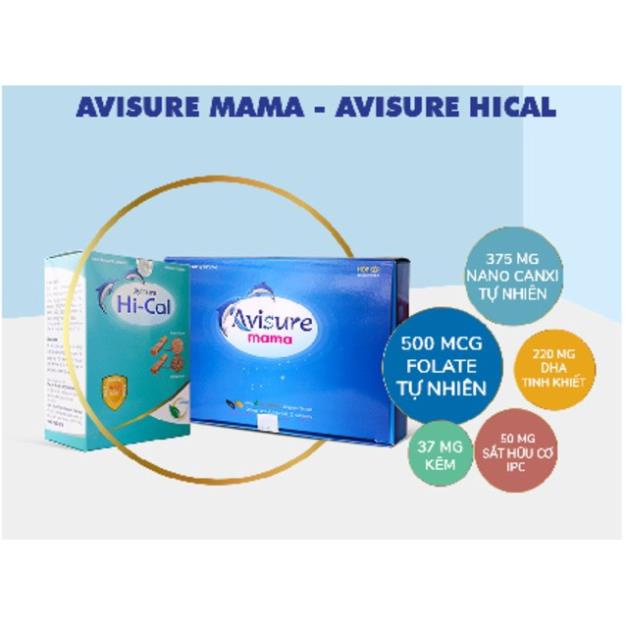 AVISURE MAMA – Bổ bà bầu giúp con thông minh, khoẻ mạnh, ngừa dị tật (60 viên)