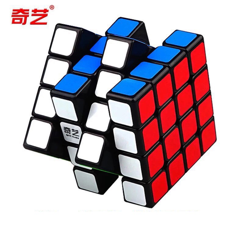 Rubik 4x4 - Rubik 4x4x4 Đen Sticker Cao Cấp Xoay Trơn, Cực Mượt, Bẻ Góc Tốt