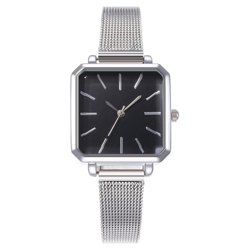 Đồng hồ nữ dây kim loại DH517 shop Ny Trần chuyên đồng hồ mặt vuông