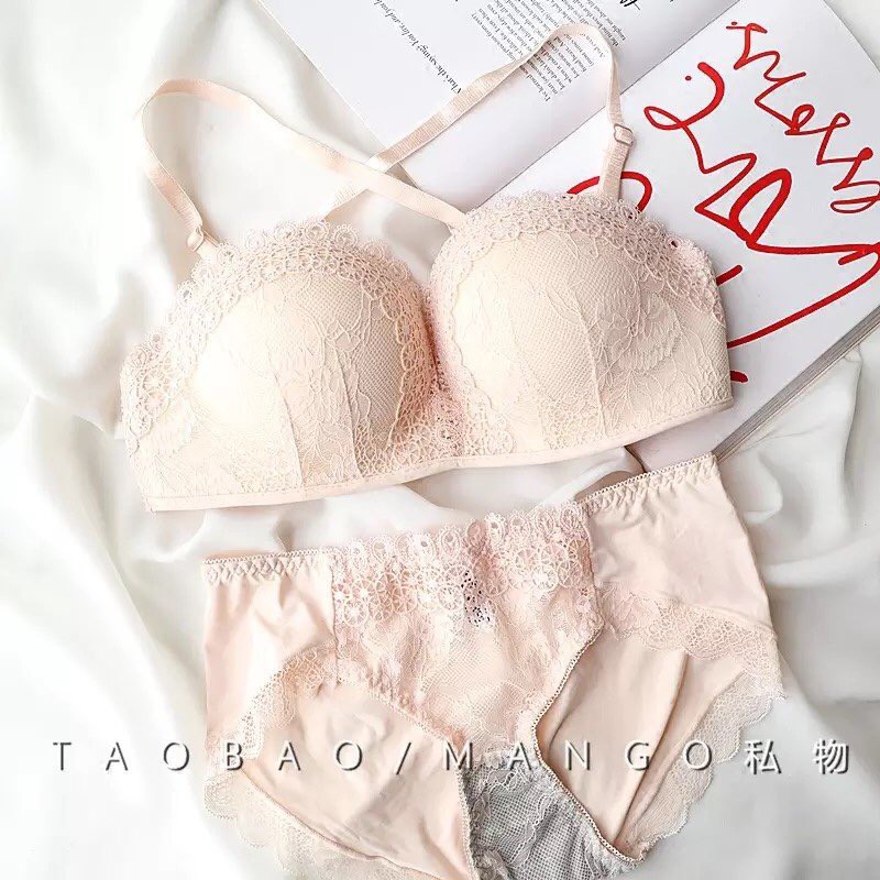 Áo lót nữ LENABRA, Bộ đồ lót đúc răng cưa không gọng đệm dày siêu đẩy