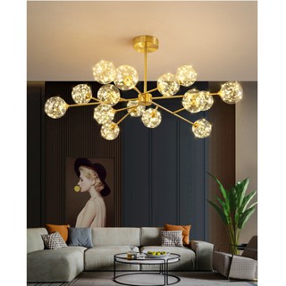 Đèn Trần Pha Lê Phong Cách Hiện Đại Sang Trọng Trang Trí Phòng Ngủ, Phòng Bếp,Phòng Khách SHOWROOM Cực Đẹp(BH3 năm)