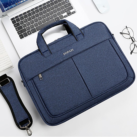 Cặp đựng laptop FOPATI cao cấp-nhiều ngăn- chống sốc tuyệt đối, chống nước, có quai đeo, có đai gài hành lý - FPT005