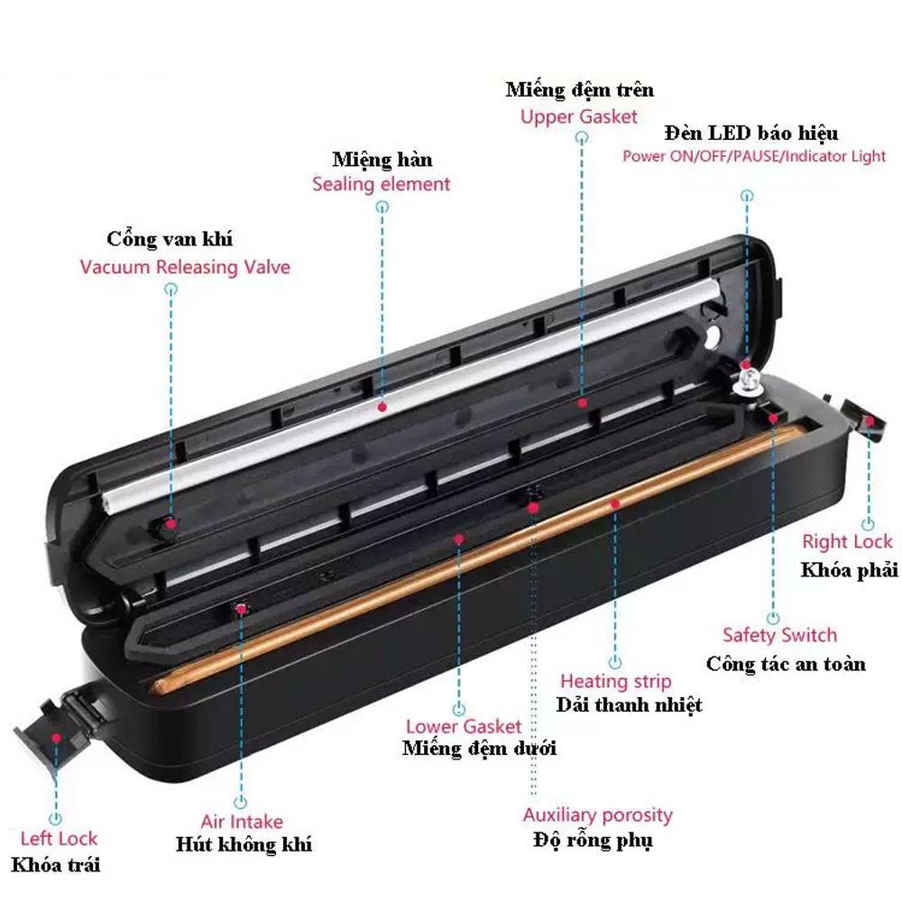 Máy hút chân không thực phẩm kiêm hàn miệng túi Vacuum Sealer