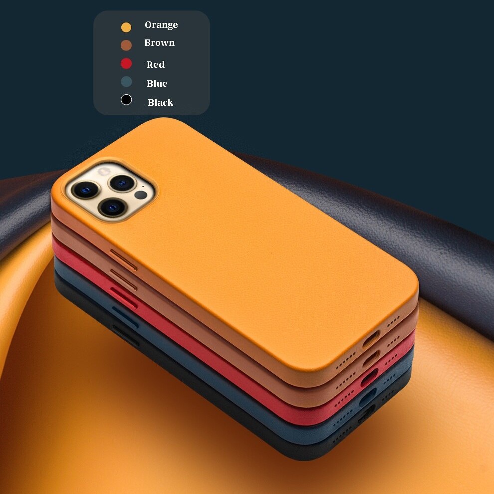 Bao Da Điện Thoại Từ Tính Phong Cách retro Cho iphone 12 pro max 12pro Ốp