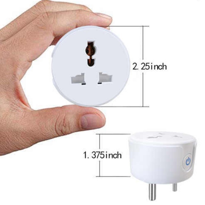 Ổ Cắm Wifi Tuya, Ổ Cắm Thông Minh Tuya 10A Điều Khiển Từ Xa Bật Tắt Hẹn Giờ Qua App Tiếng Việt