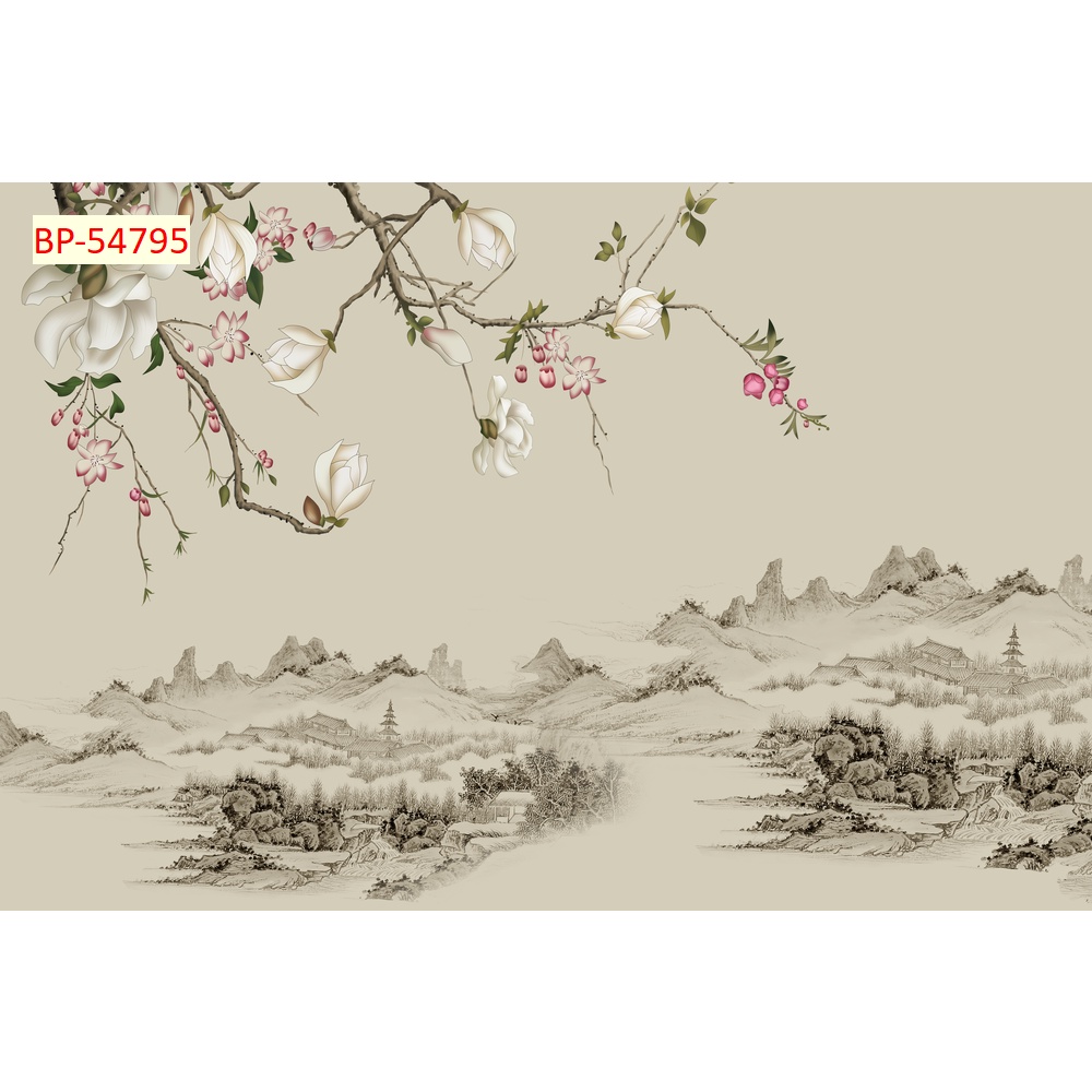 Tranh Dán Tường Phong Cách Đông Dương hot hit, siêu phẩm