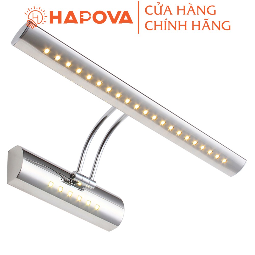 Đèn soi tranh đèn chiếu tranh HAPOVA inox ST 7048 dài 0.8m