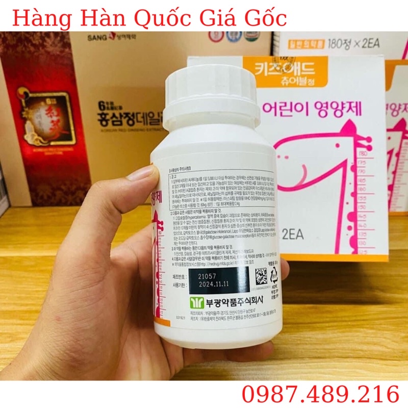 Kẹo Canxi Tăng Chiều Cao Kwangdong Hàn Quốc