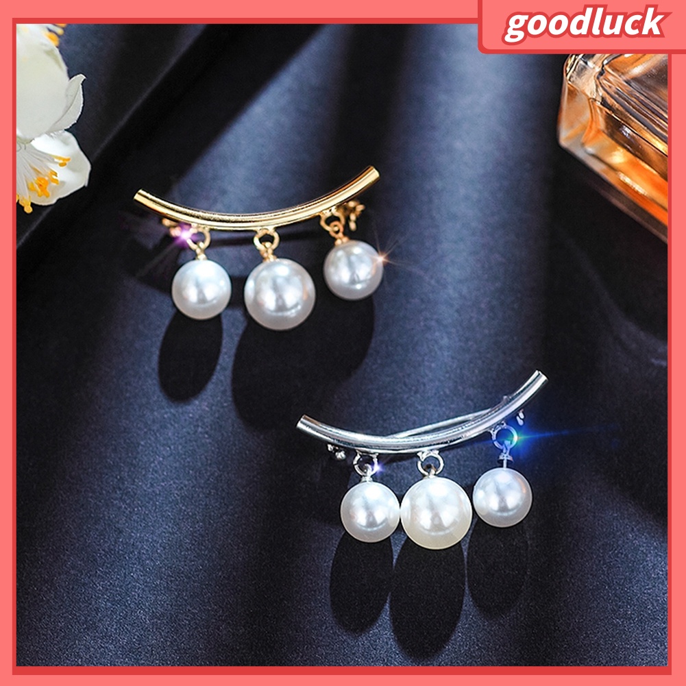 Ghim cài áo đính ngọc trai giả thời trang cho nữ