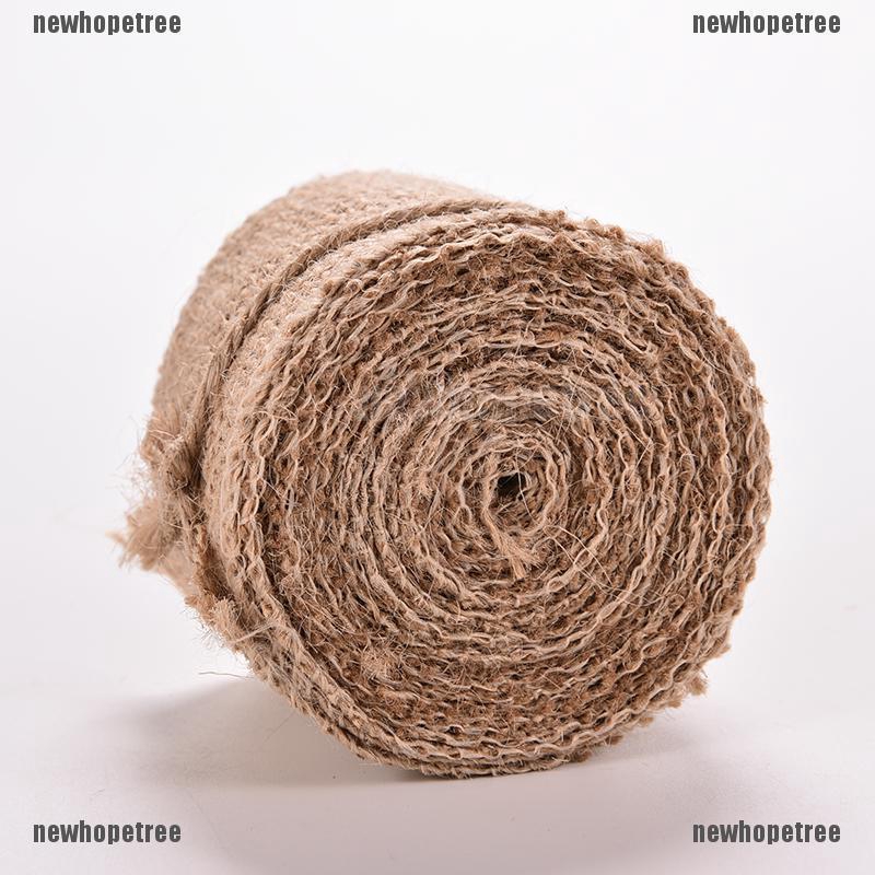 Cuộn dây ruy băng vải bố tự nhiên dùng trang trí