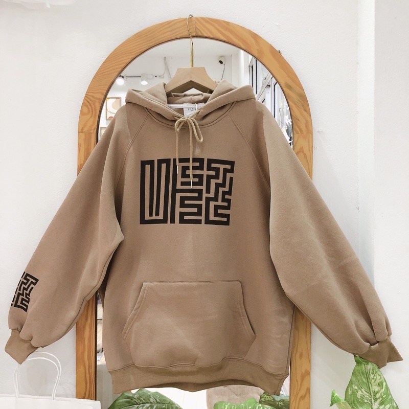 ÁO HOODIE NỈ BÔNG HOẠ TIẾT