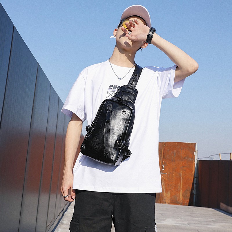 Túi bao tử nam nữ đeo chéo đeo hông thời trang hàn quốc mini đi chơi phong cách trẻ trung cá tính siêu đẹp cute da pu