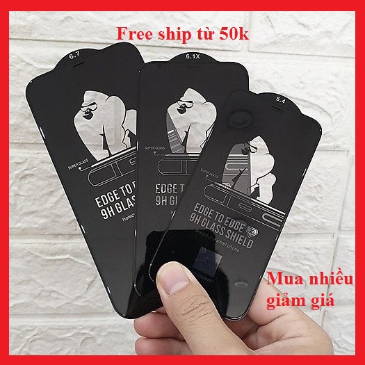Kính Cường Lực KingKong Full Màn cho iPhone 7/8Plus->13promax, Kính Cường Lực Giá Rẻ, Kính Siêu Cứng, Siêu Bền