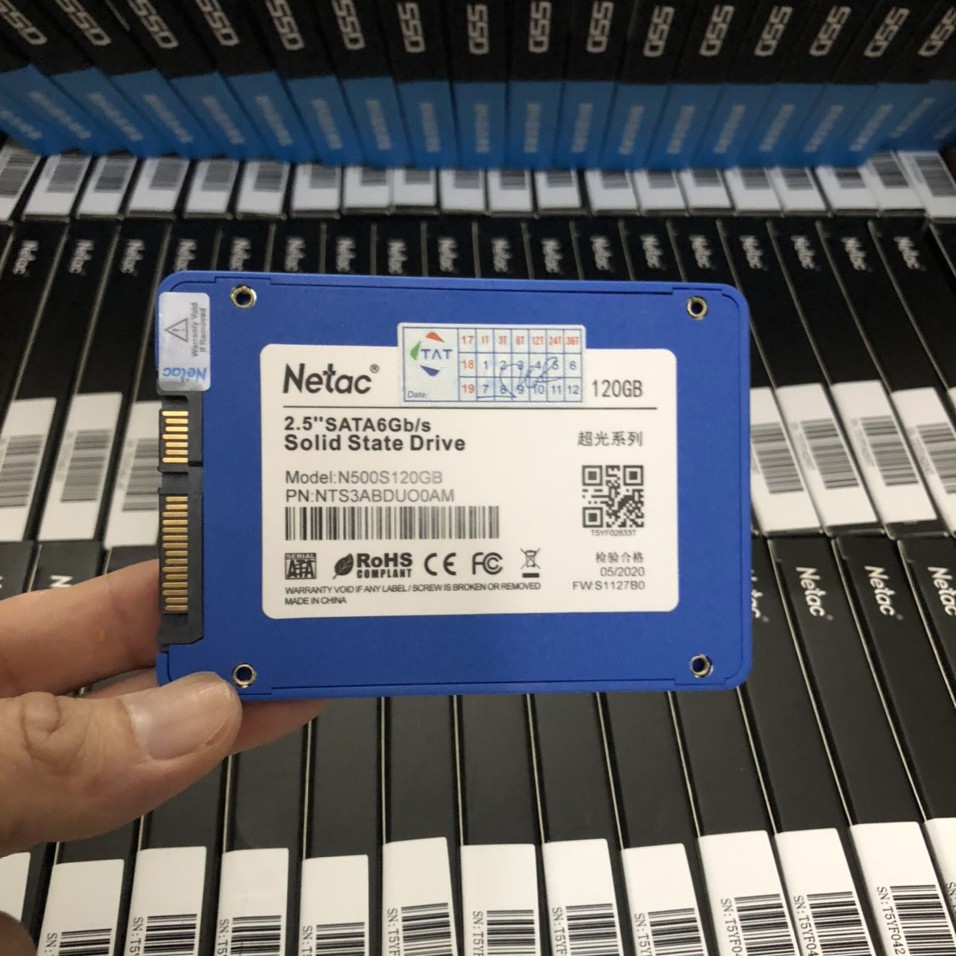 SSD NETAC 120G 2.5'' sata tốc độ sử lý siêu nhanh 6Gb/s