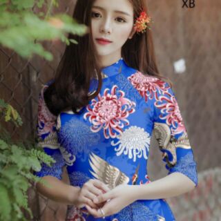 Vải áo dài mẫu mới