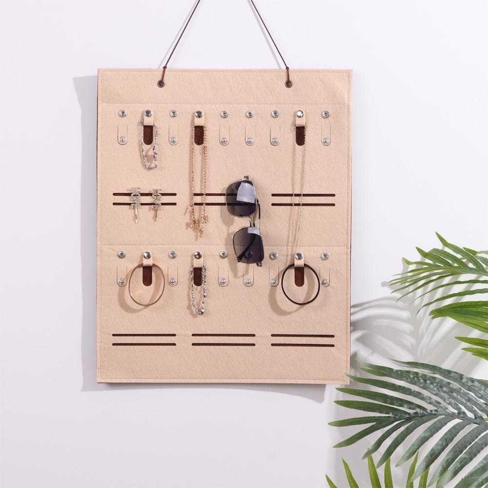 Túi Đựng Mắt Kính Treo Tường Màu Cầu Vồng Dễ Thương