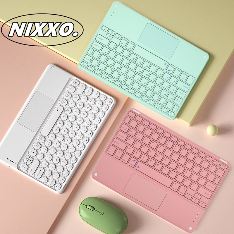 Bàn phím không dây Bluetooth NIXXOS thích hợp cho Android/IOS