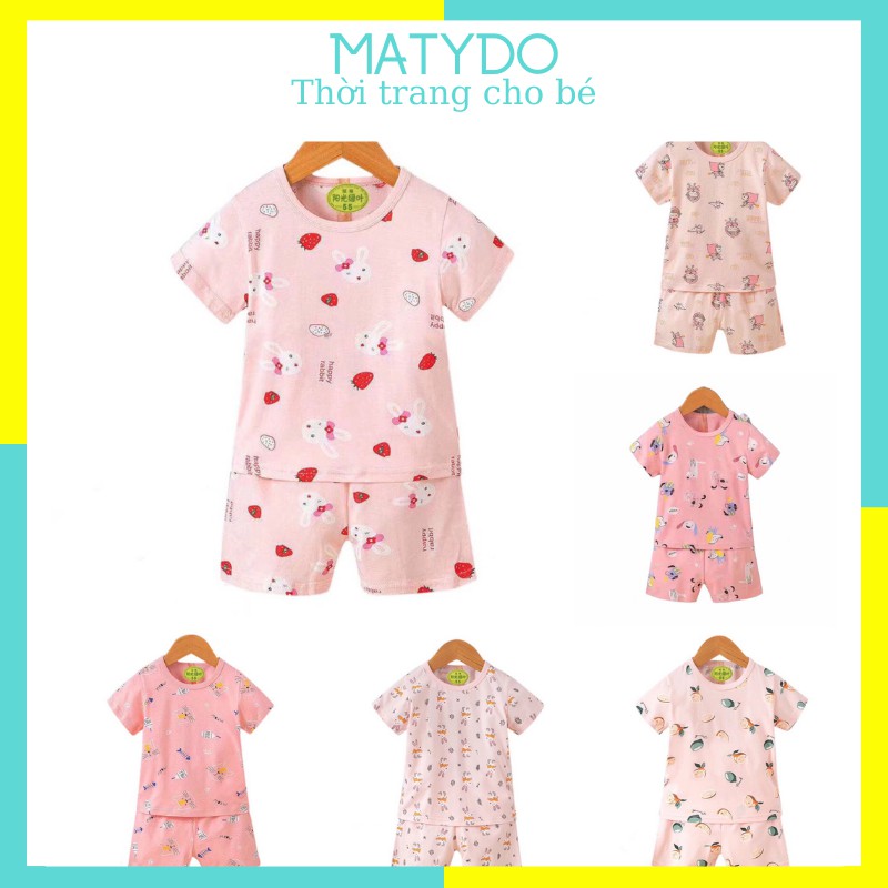 Đồ bộ bé gái dễ thương MATYDO bộ quần áo Cotton cho bé gái mềm mại nhiều mẫu XHBG