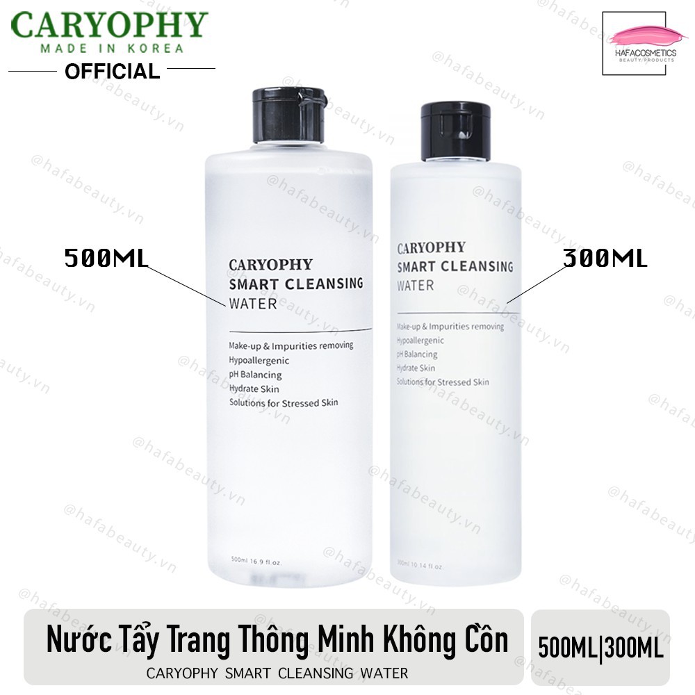 [Mã COS1904 giảm 8% đơn 300K] Nước tẩy trang thông minh Caryophy Smart Cleansing Water - HAFA BEAUTY