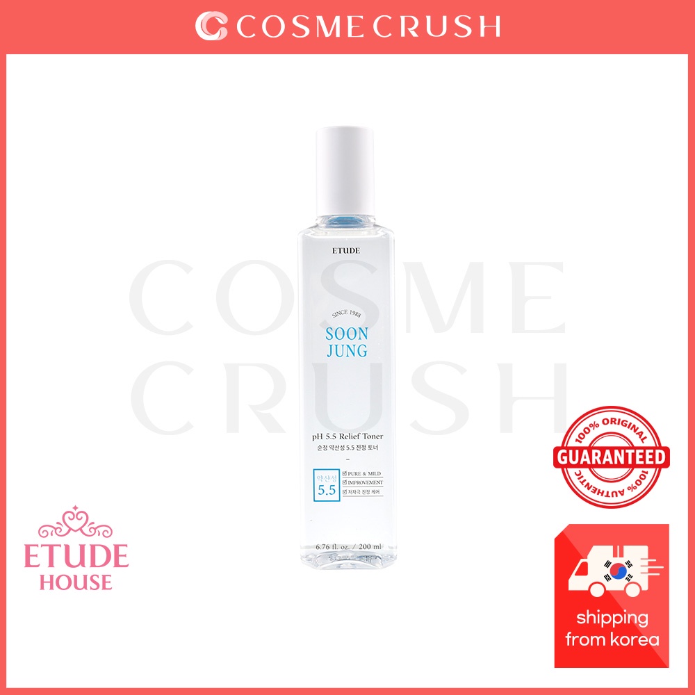 (Hàng Mới Về) Toner Giảm Đau Etude House Soonjung Ph 5.5 180ml // Etude House SoonJung pH 5.5 Relief Toner 180ml