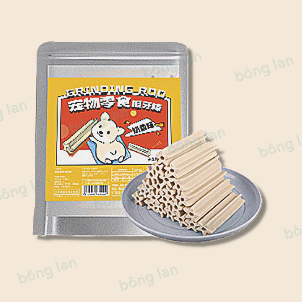 [HOẢ TỐC] Bánh xương thưởng gặm sạch răng cho chó Hello Joy 220gr