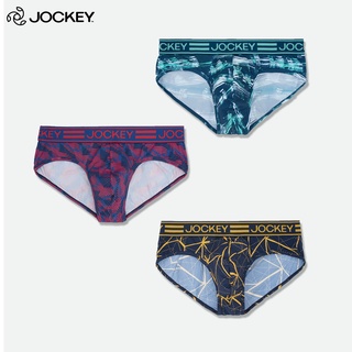 Combo 03 Quần Lót Nam Jockey Tam Giác Họa Tiết Thun Lạnh Kháng Khuẩn Cao Cấp - J7386