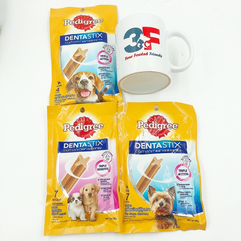 Bánh thưởng mini cho chó Pedigree DentalStix - 60gr - Bao Bì Chính Hãng