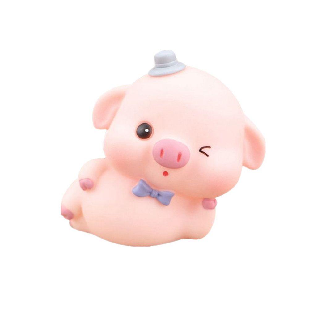 ♫DAPHNE♫ Fashion Cake Decoration Cartoon Ornament Car Interior Decoration Gift New Cute Piggy Doll