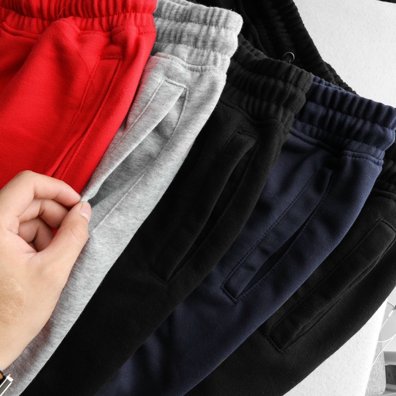 QUẦN SHORT NỈ DA CÁ BA XỌC LOGO TO DƯ VNXK SIÊU XỊN