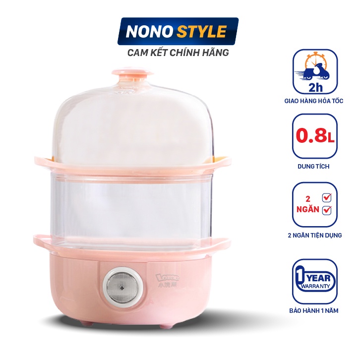 Nồi Hấp Trứng 2 Ngăn Lotor ZDQ-01