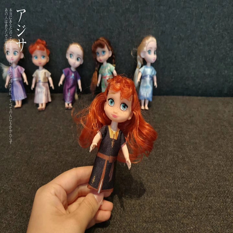 Bộ Búp Bê Công Chúa Elsa Và Anna Trong Phim Frozen (6 Cái)