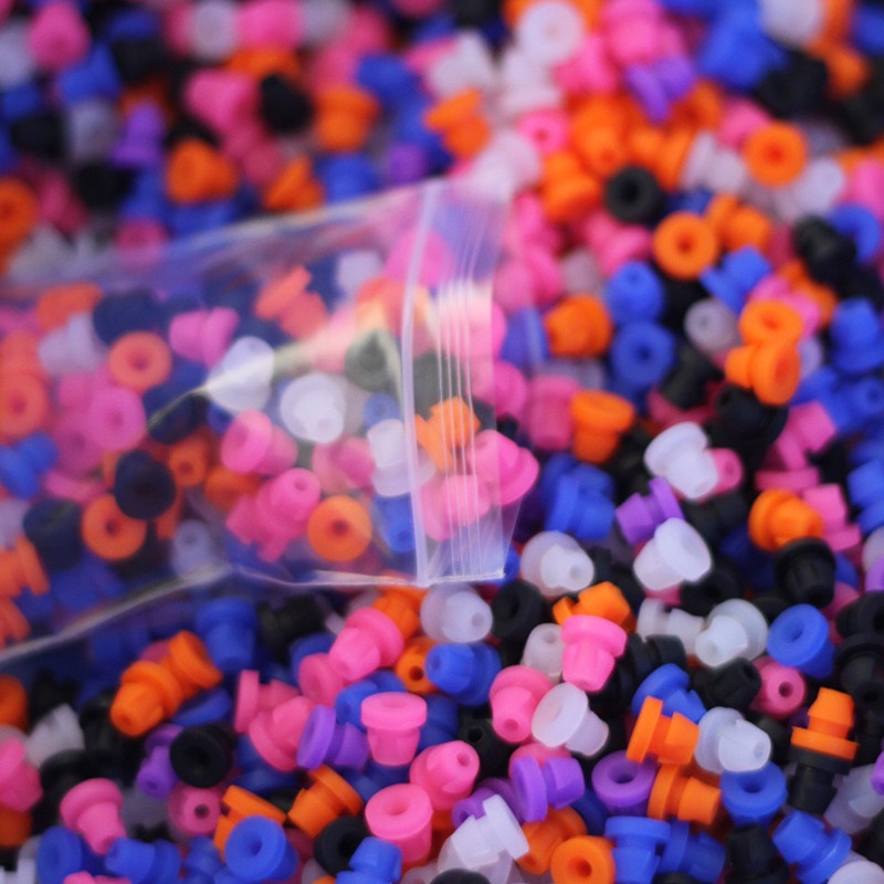 Set 100 Đệm Kim Xăm Hình Chữ T Bằng Silicon Mềm Nhập Khẩu