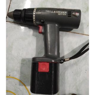 khoan pin 9,6V national kèm vỏ 3D để lên pin 12V